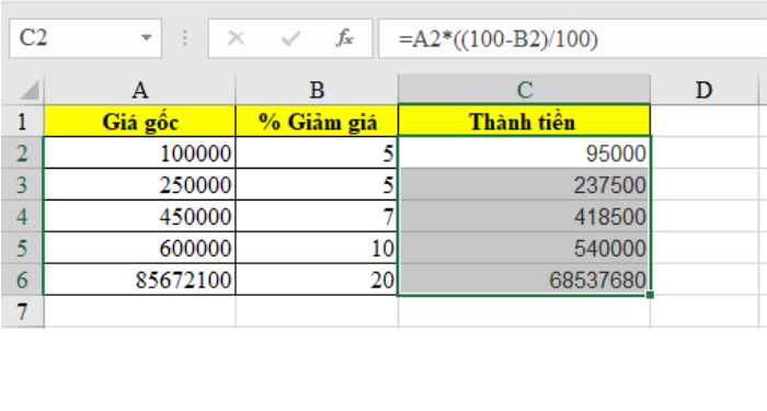 cach-tinh-phan-tram-giam-gia-trong-excel