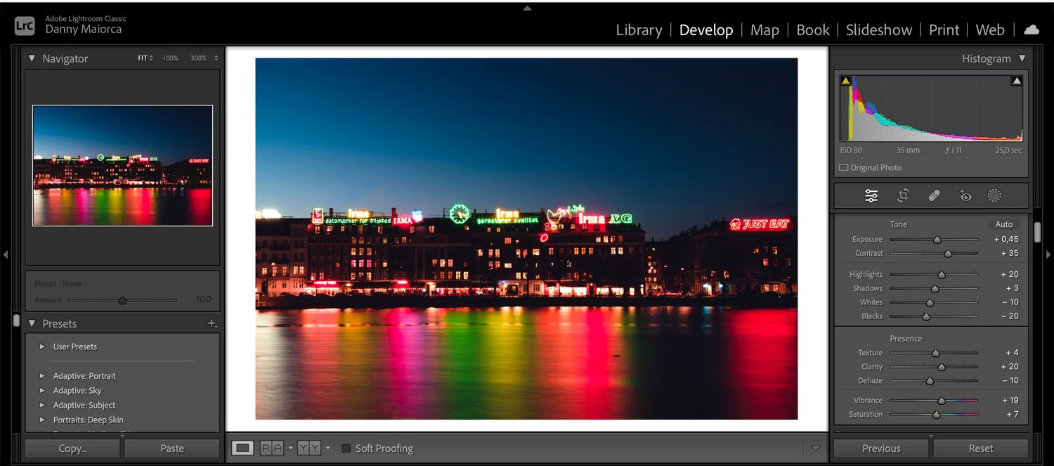 Các điều chỉnh cơ bản trong Adobe Lightroom 