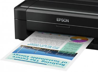 Máy in phun màu Epson L310 đem lại bản in sắc nét, màu sắc sống động.