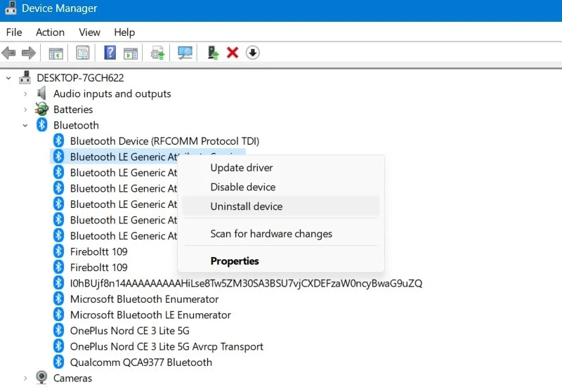 Cách thiết lập và quản lý thiết bị Bluetooth trong Windows