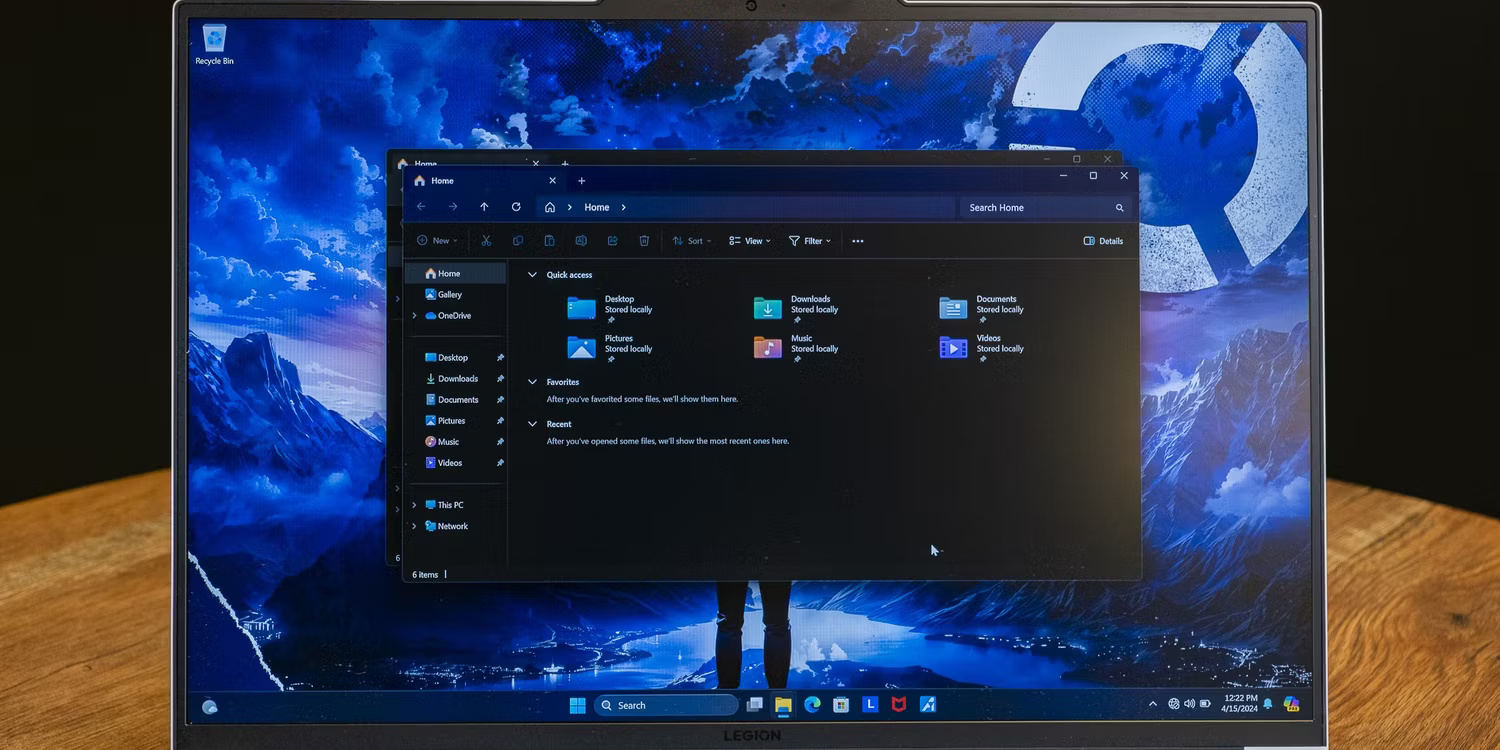 File Explorer trên Lenovo Legion 7i 16 Gen 9