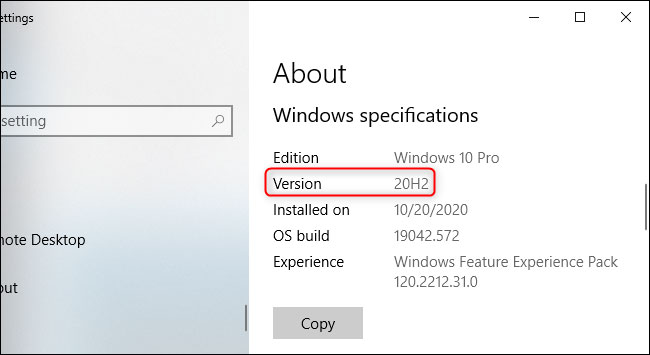 Phiên bản mới nhất của Windows 10 là 2022 Update, được phát hành vào ngày 18 tháng 10 năm 2022. 