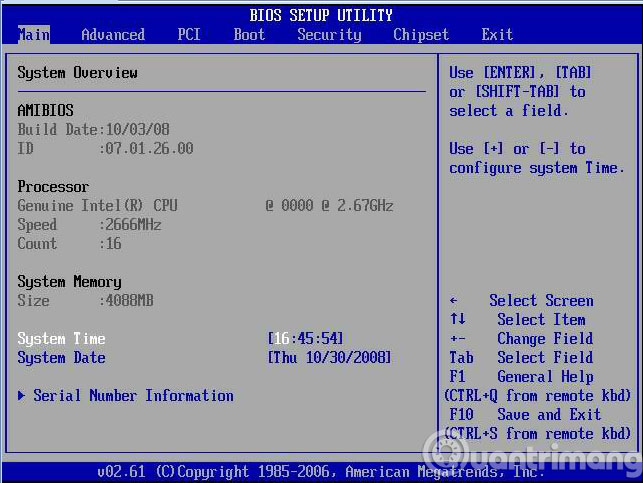 BIOS Setup Utility