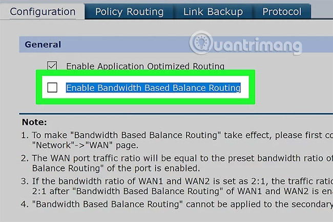 Enable Application Optimized Routing