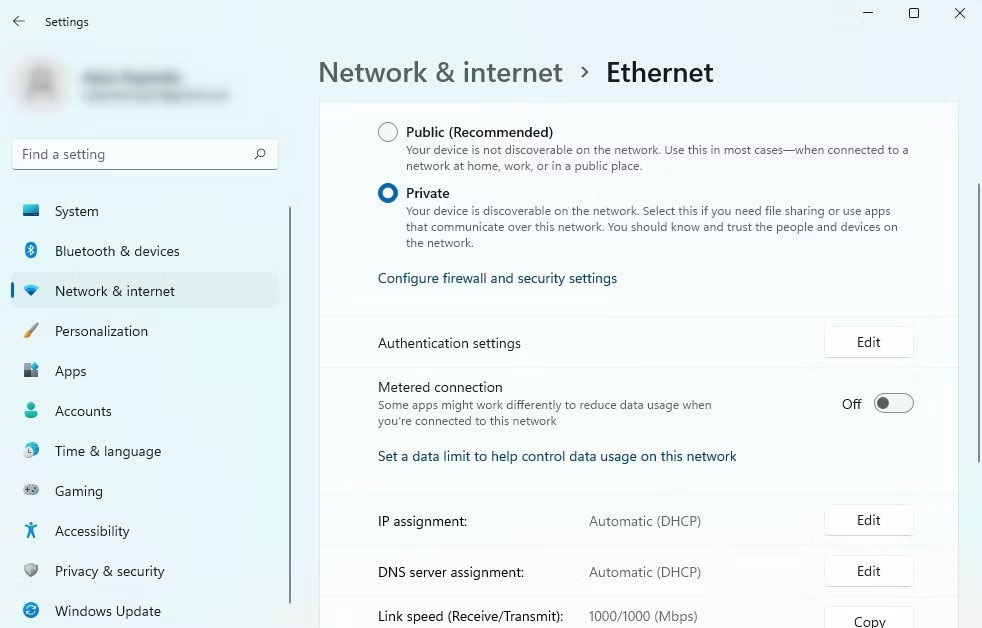 Cập nhật driver Ethernet trên Windows