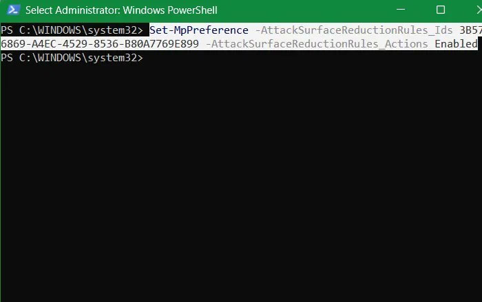 Sử dụng PowerShell để giảm "Attack Surface Area (ASR)" của trình cài đặt NSIS giả mạo.