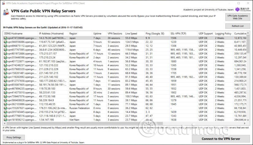 Dùng phần mềm VPN 