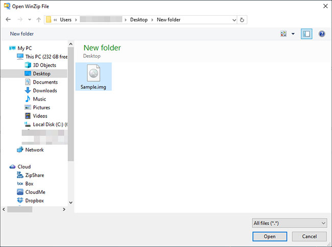 Cách giải nén file IMG trong Windows và macOS