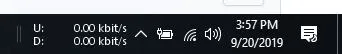 Cách hiển thị tốc độ Internet trên Windows Taskbar