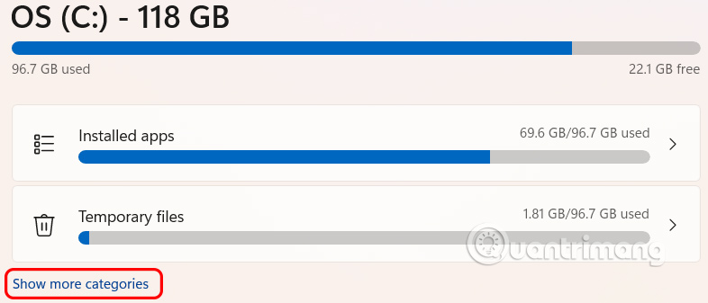 Show more categories