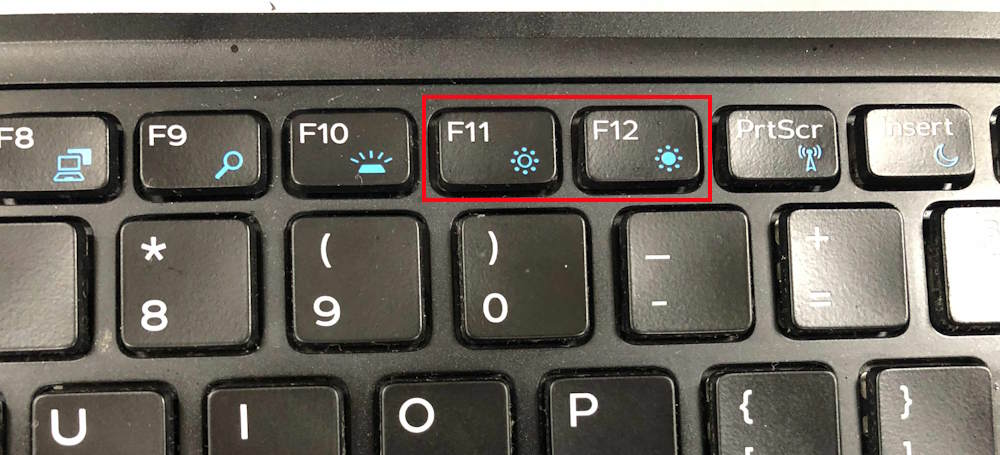 Sử dụng phím tắt chỉnh độ sáng Windows 11