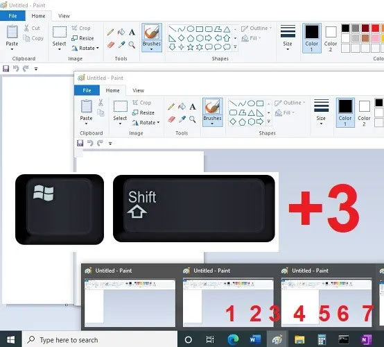 Quá trình minh họa cho Paint