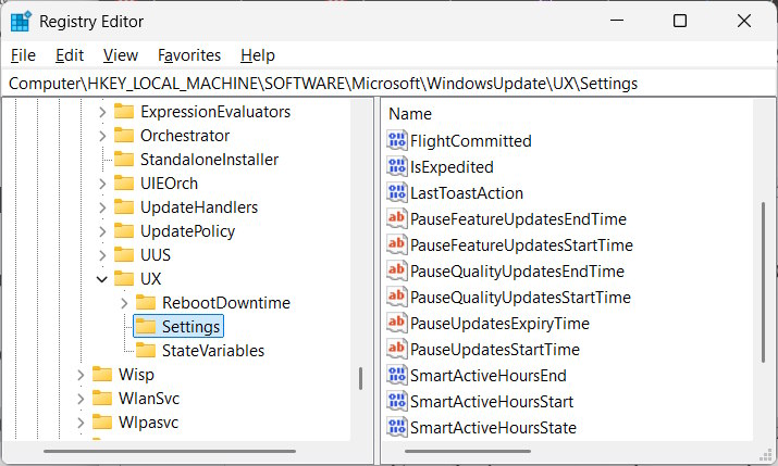 Truy cập Registry Editor