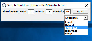 Simple Shutdown Timer