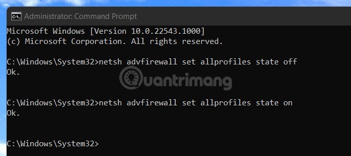 Chạy câu lệnh trong Command Prompt